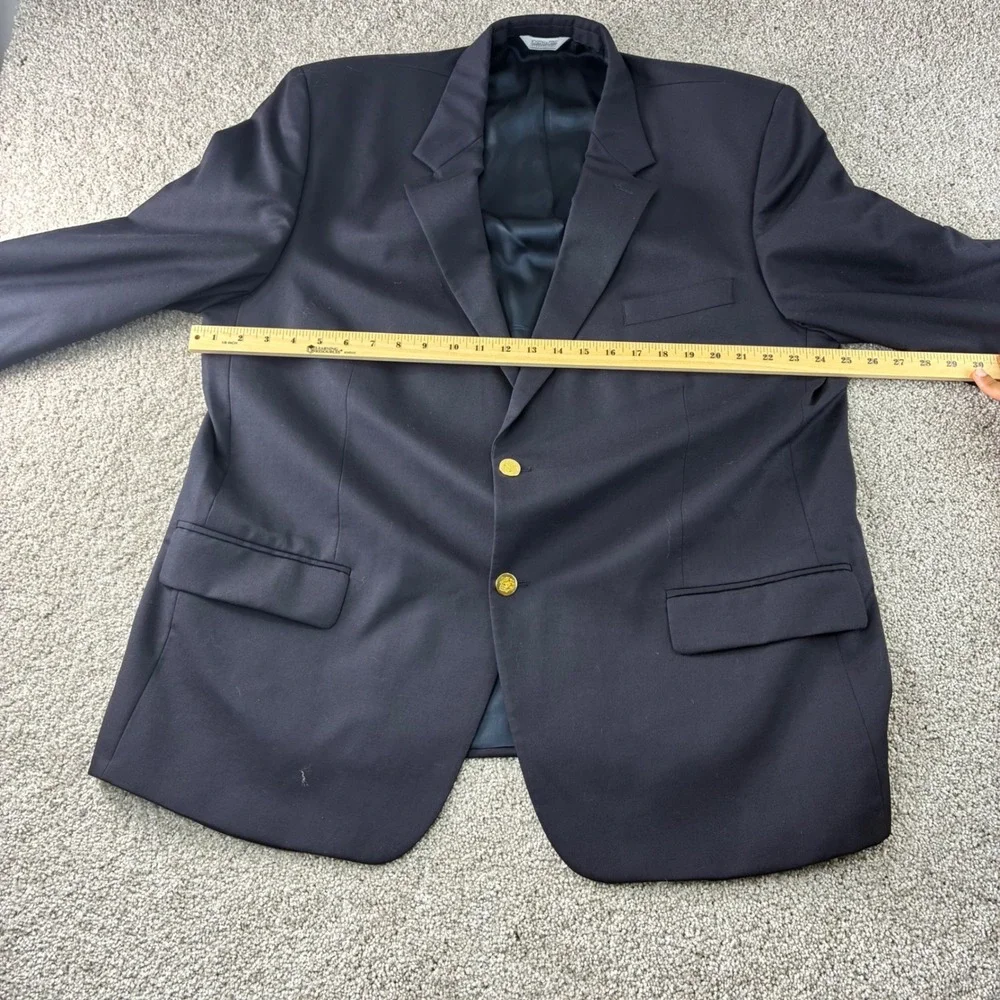 Joseph & Feiss International Mens Blazer Jacket Gold Buttons‎ - Made in Canada